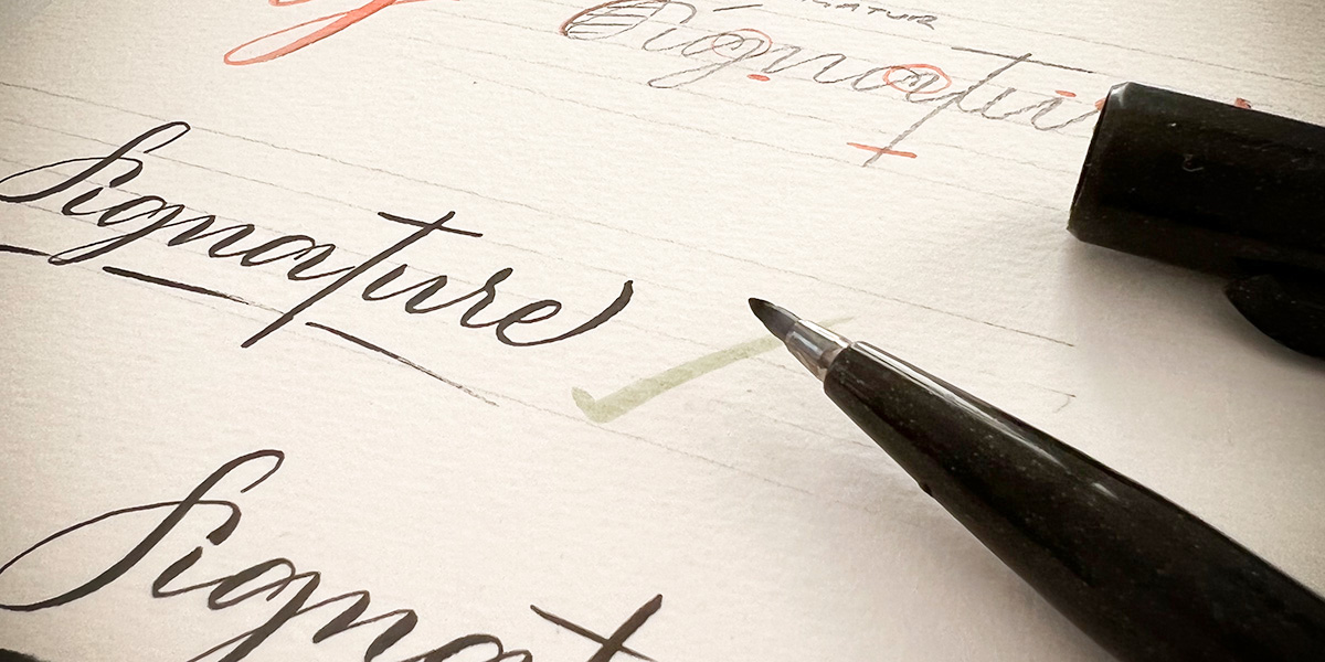 Brushpen Pentel Brush Sign Pen