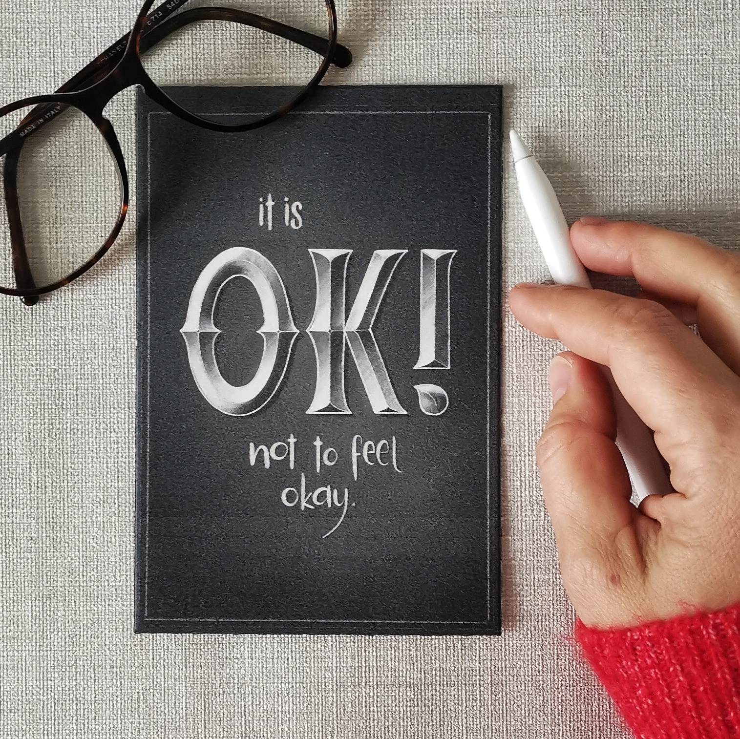 Handlettering, Lettering