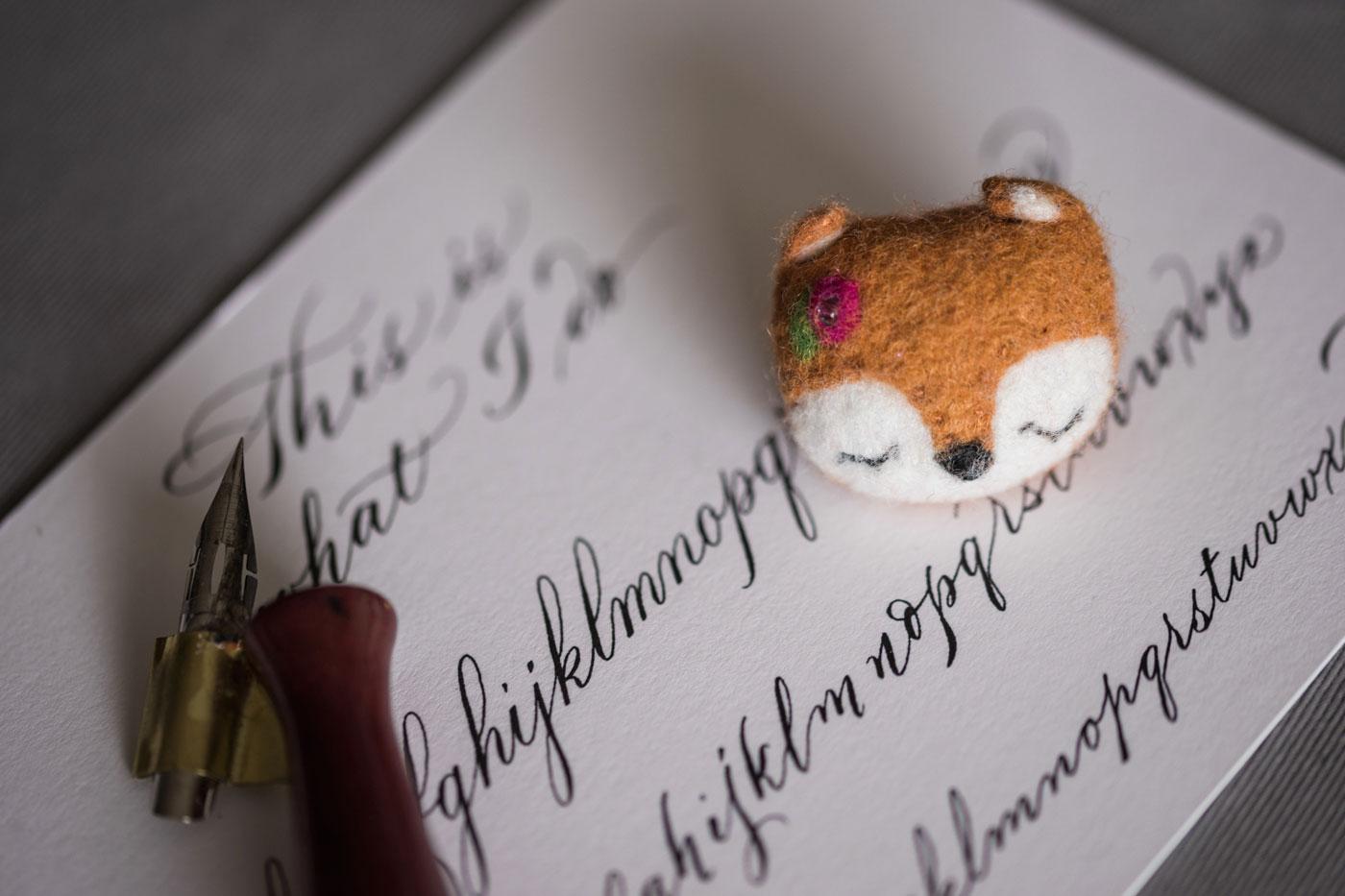 hand lettering calligraphy