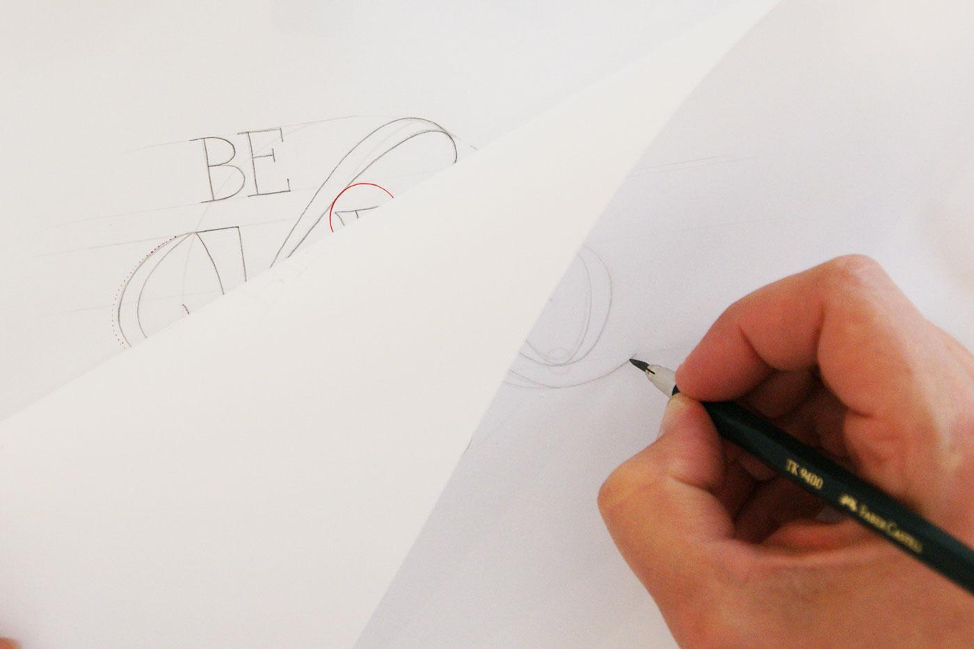 hand lettering skizzen